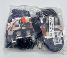 Shires Jodhpur Clips Pair Elastic Pant Clips Black 12 Pairs