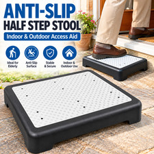 Elderly Disability Door Walking Anti Slip Half Step Stool Outdoor / Indoor