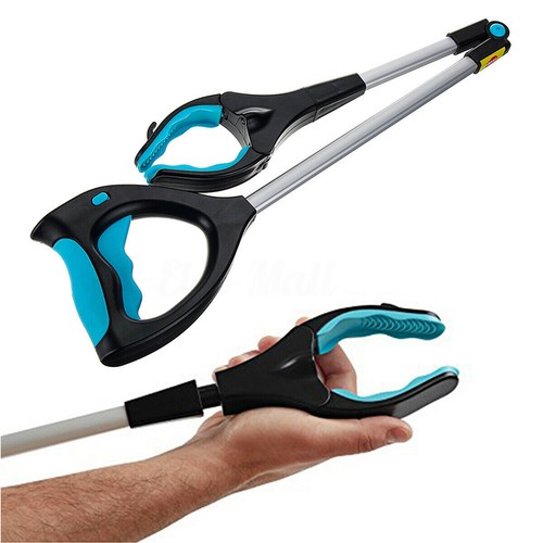 33" Pick Up Helping Hand Foldable Grabber Long Reaching Arm Extension Tool Trash - Picture 8 of 12