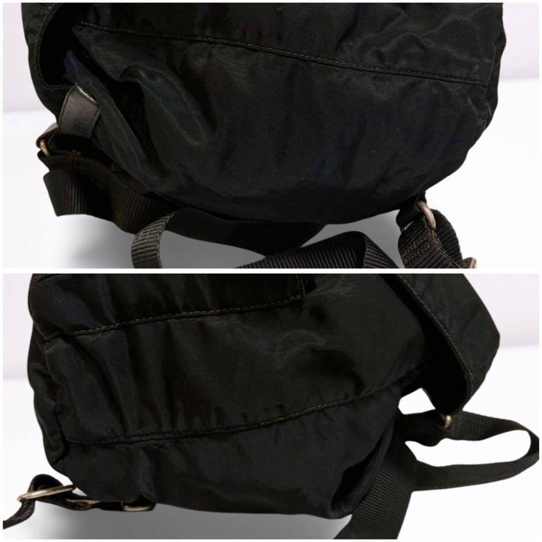 PRADA backpack bag triangular logo triangular pla… - image 5