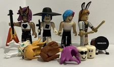 ROBL0X SUPERSTARS Mix & Match Set Lot Musician Rock Band Figure Complete NO CODE