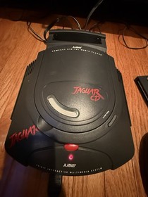Atari Jaguar CD Console + Jaguar Console & Controller + 2 Games Tested Working!!