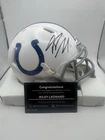 RILEY LEONARD signed auto INDIANAPOLIS COLTS Mini Football Helmet COA FANATICS