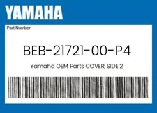 Yamaha Genuine Cover, Side 2 - Beb-21721-00-P4