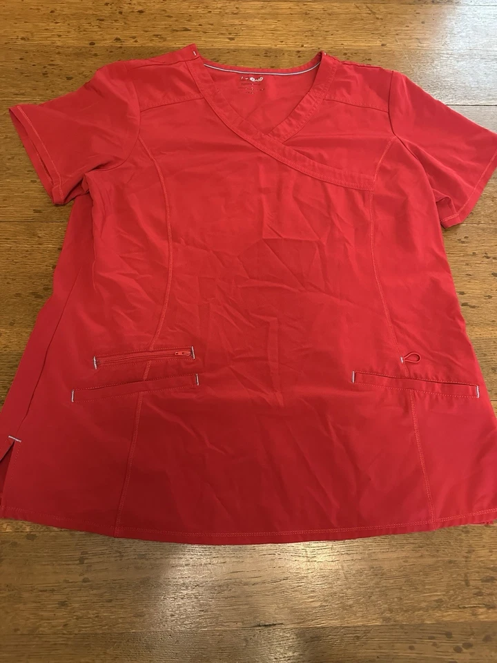 Valentine’s Day/Heart/Love Scrub Tops Women’s Size Large Bundle Of 3 - Image 2 of 4