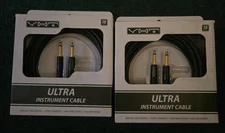 Two ×  18 Feet VHT Ultra Instrument Cable