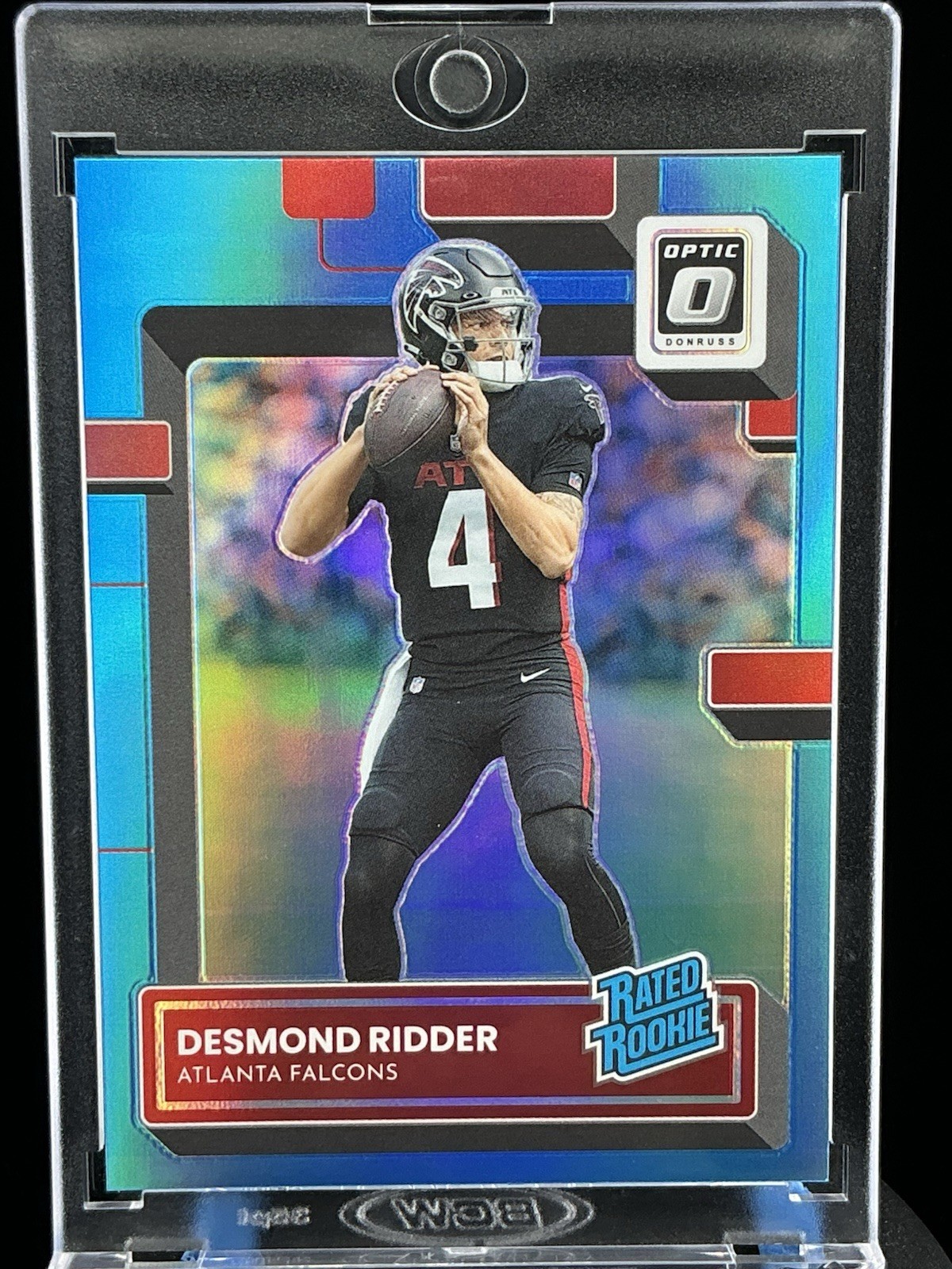 2022 Donruss Optic Desmond Ridder Aqua Prizm Rated Rookie /299 Falcons #202