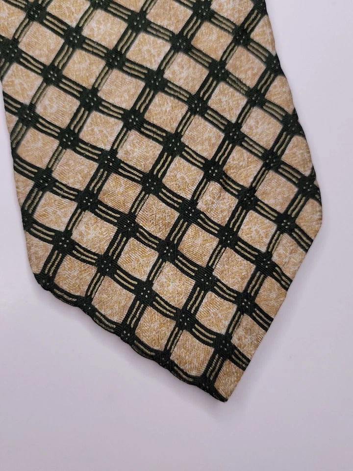 Corbata formal Tks Nordstrom para hombre 64"Lx3,75"W verde/dorado Foto 2 de 4