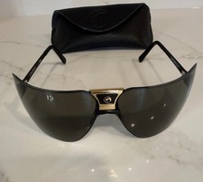 Vintage Gargoyles Sunglasses Black/Gold Classics Rare