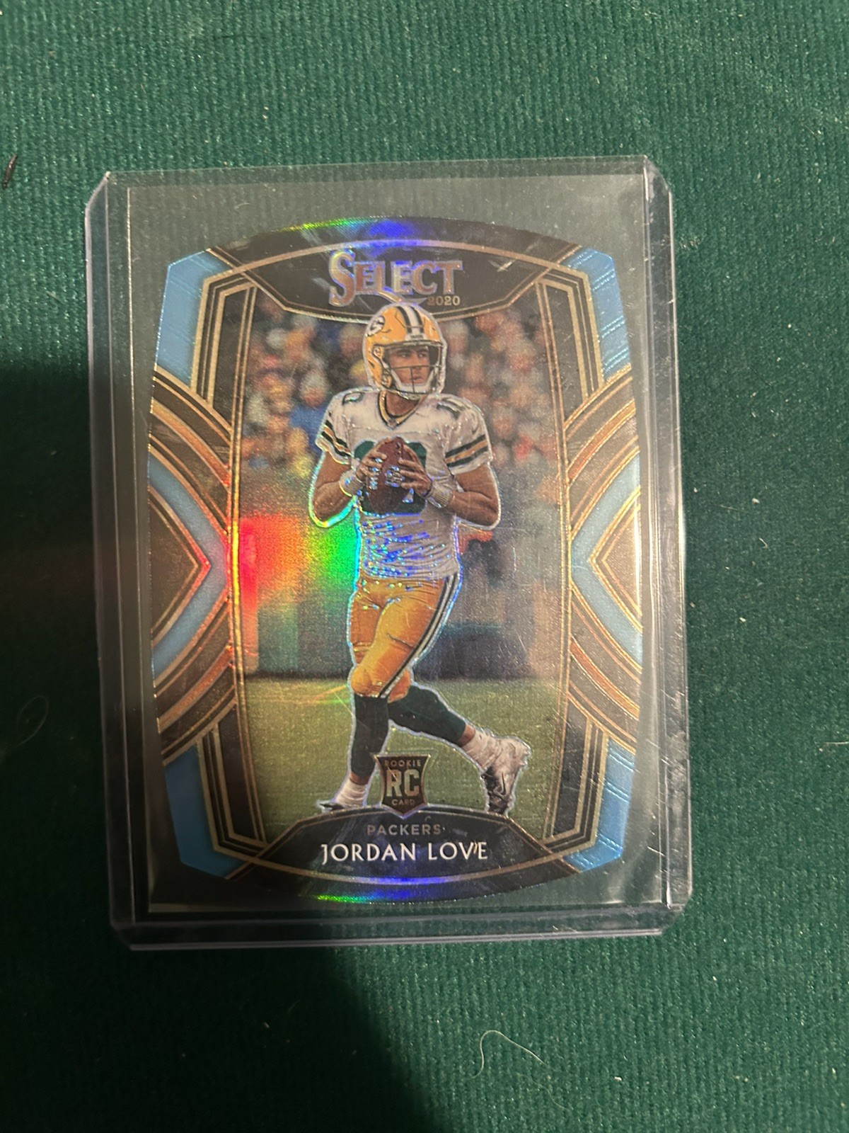 2020 Panini Select - Club Level Jordan Love #247 Light Blue Prizm Die-Cut (RC)