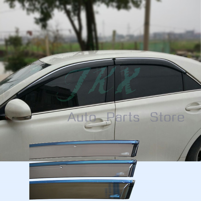 4x Door Window Vent Visor Sun Rain k Guard Fit For Toyota Reiz