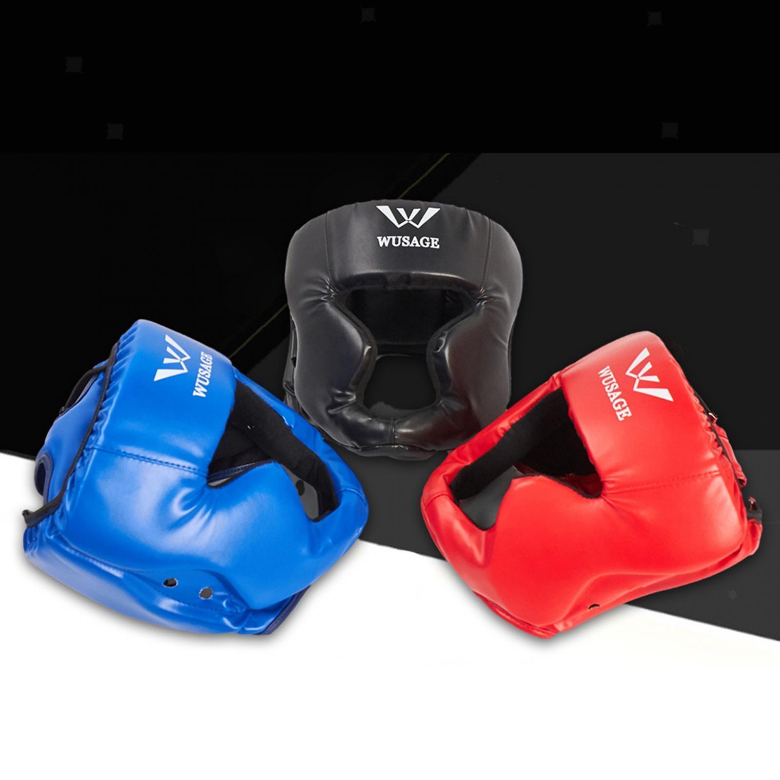 Box-Kopfbedeckung, Schutzausrüstung, Kopfschutz für Sparring, Kickboxen,