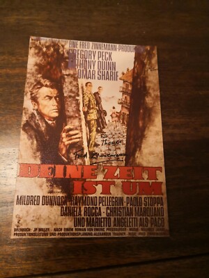 Fred Zinnemann   Autograph Autograph on Photo Movie Poster 11cm x 16cm!!