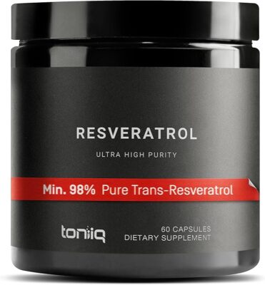 Trans Resveratrol 600mg 98% Pure, Highly Purified Bioavailable  Resveratrol 60c