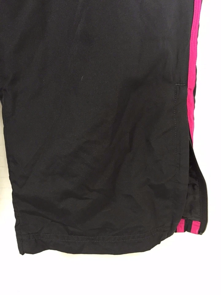 De Colección ADIDAS Negro con Rayas Rosa (magenta) Talla Mediana Malla Forrada Calentamiento Foto 3 de 4