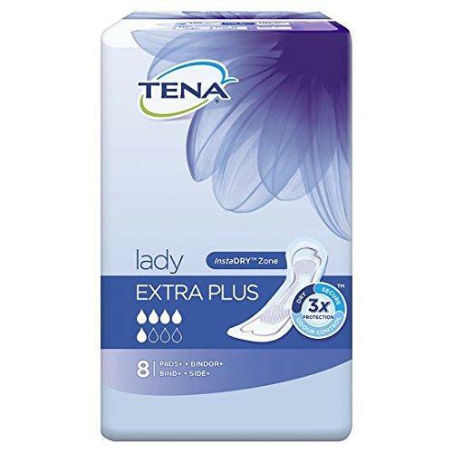TENA Lady Discreet Extra Plus Towels/Incontinence Pads - Pack of 8 - Image 7