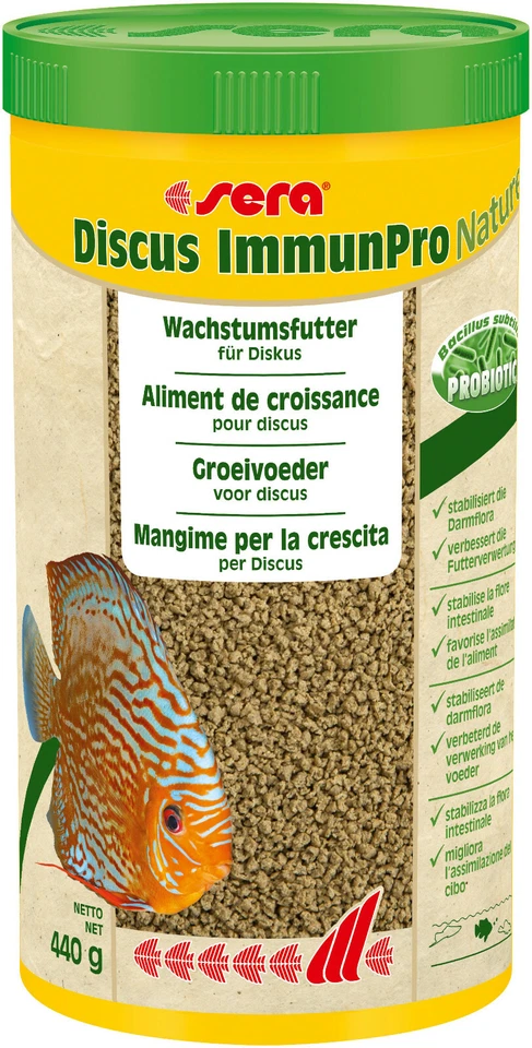 Sera Granulat Discus ImmunPro Nature 1000ml/ 440gr