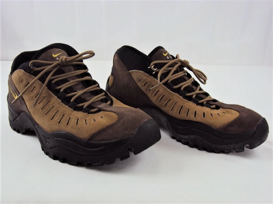 ZAPATOS NIKE HOMBRE AIR 184019 231 SENDERISMO NEGRO MARRÓN CARAMELO TALLA 10 Foto 3 de 4