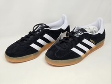adidas Originals Gazelle Indoor Black Men's Multi Sizes Shoes White JI2060 NBY
