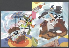 Walt Disney, Hans Christian Andersen, Hafnia - Grenada - Bl.196-197 ** MNH 1987