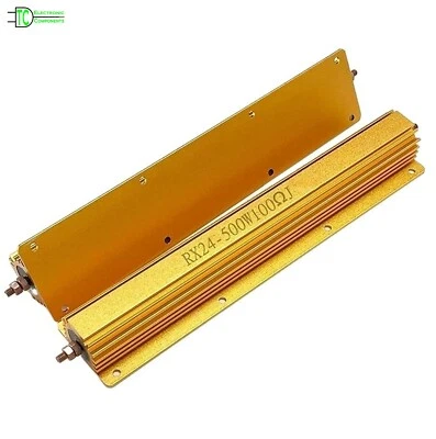 UXCELL 500W Aluminium Shell Draht gewickelte Widerstände High Power 0,5KW 0,1 Ohm bis 500 Ohm