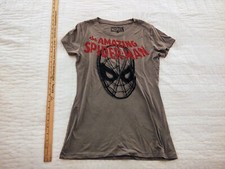 Marvel Children's Youth Shirt size Large Spiderman Spider-man grey gray girls