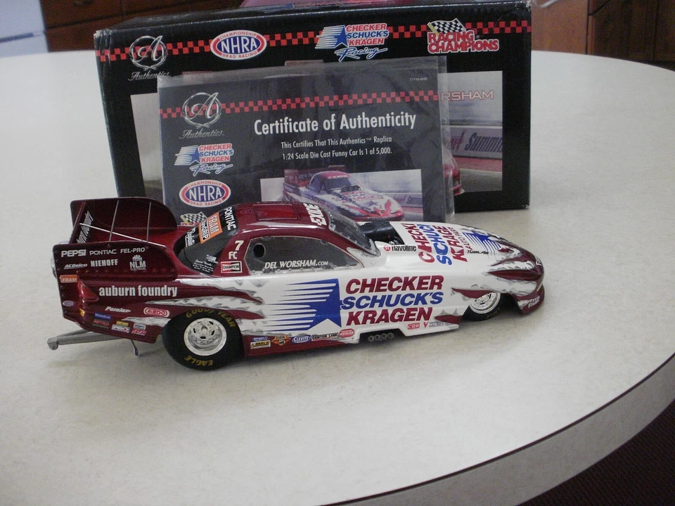 1/24 DEL WORSHAM 2000 CHECKER SCHUCKS KRAGEN PONTIAC FIREBIRD 1/5000 #574 - Image 4 of 4