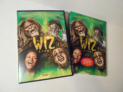 The Wiz Live! DVD Shanice Williams slip cover Mary J Blige Ne-yo Q