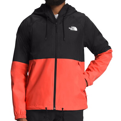 The North Face Antora Men's Hoodie Rain Jacket (Large, Black/Retro
