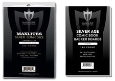 100 Max Pro Maxlite Ultra Clear Premium Silver Comic Bags and Boards Acid Free