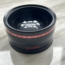 Ritz Gear Pro Series 0.43x HD AF Wide Angle Lens 58mm - Great Condition