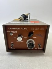 Vintage Olympus CLK-3 Cold Light Supply Source Wired Gray 120-Volt 1.7 Amp