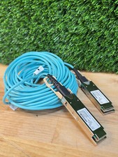 USED Finisar FCBN425QB1C10 100GBase-AOC QSFP28 10m 850nm Active Optical Cable