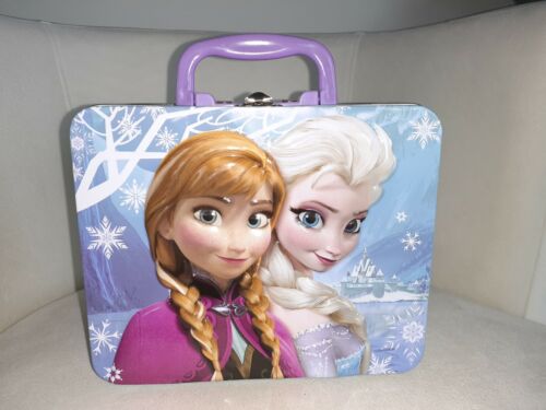Disney Frozen Metal Lunchbox with 48-Piece Puzzle - Picture 1 of 7