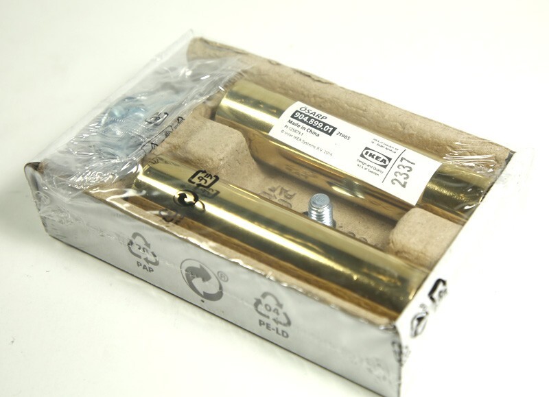 Ikea ÖSARP Leg, brass color, 3 7/8 