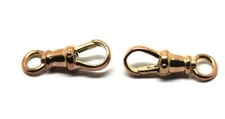 Kaedesigns Genuine 9ct 9k Solid 2 x Rose Gold Albert Swivel Clasp 19mm Size