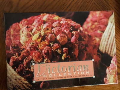 Victorian Collection Calendar Diary, Address Book, Notebook and Pen Vintage 1998