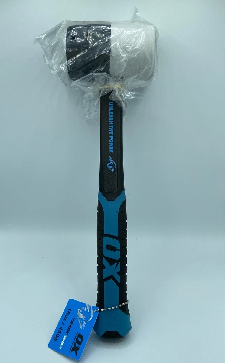 OX Tool Combination Non marking Rubber Mallet Hammer Landscape