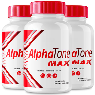 Alpha Tone Max - Energy and Vitality Booster for Men Official Formula  (3 Pack)