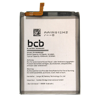 Akku für Samsung Galaxy Note 20 Ultra 4500mAh Erstausrüsterqualität  EB-BN985ABY