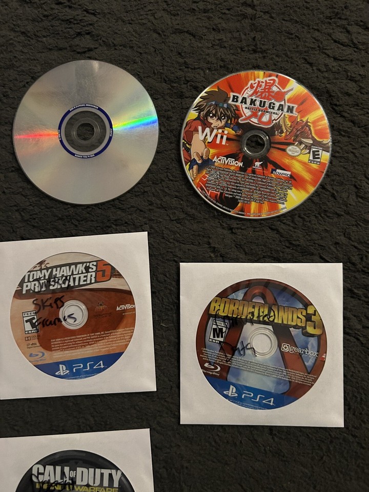 Games & Movies Lot PS4, DVDs, Wii (For Parts) eBay