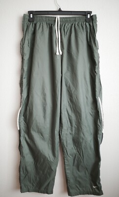 Vintage Nike Y2K Cargo Olive Green Track Pants Size Large Earth