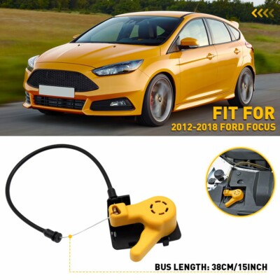 Hood Latch Release Handle Cable Repair Kit for 2012-2018 Ford Focus BM5116A770AC