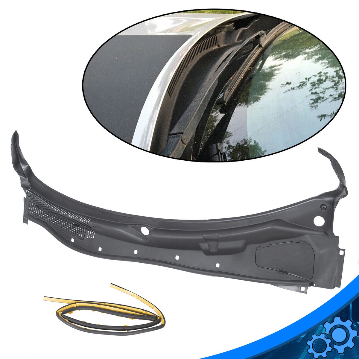 2008-2019 Dodge Challenger Windshield Wiper Cowl Grille Panel