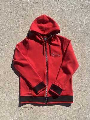 Red Ecko Manic Zip Up Hoodie 