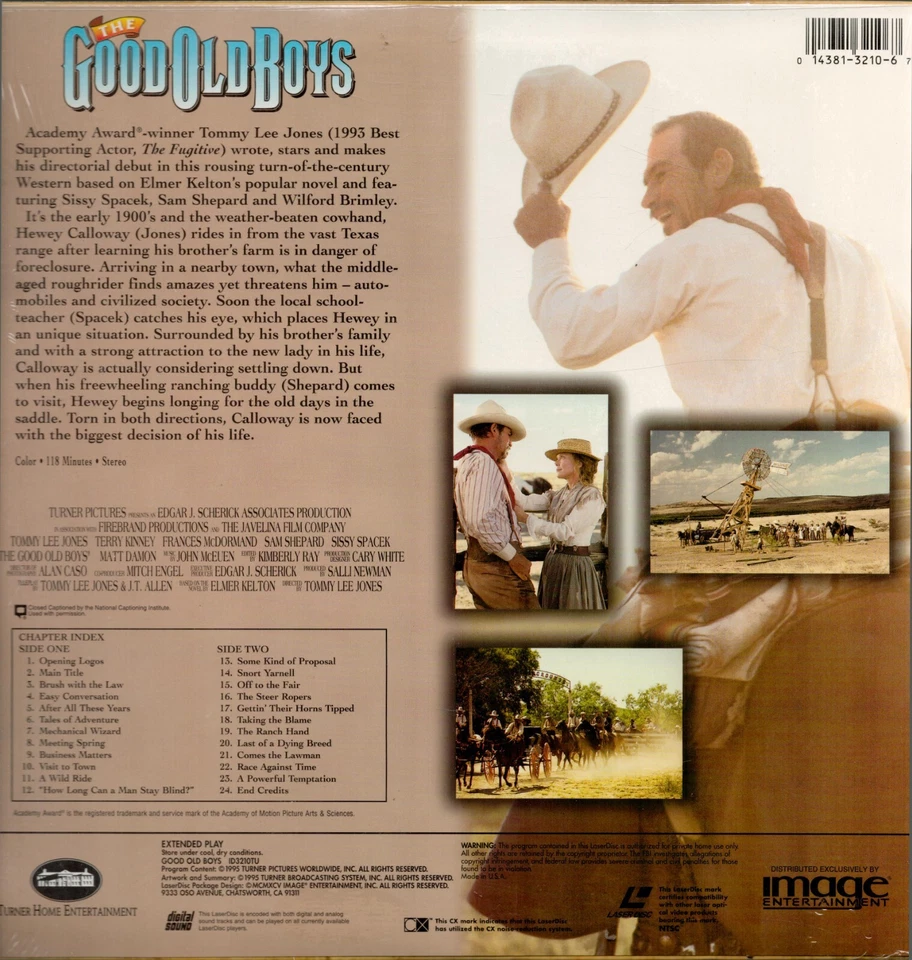 Good Old Boys (1995) Laserdisc - Image 2 of 2