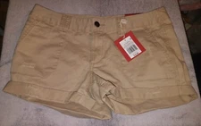 Mossimo Womens  Mid Rise Craft Brown Shorts [New With Tags] Size 6