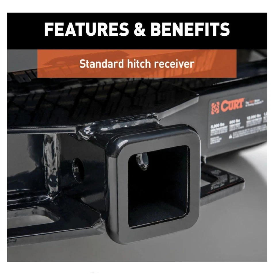 Curt Front Mount Trailer Hitch for Chevrolet Blazer S-10 Jimmy Sonoma 31021 - Imagem 3 de 4