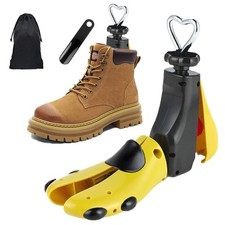 Shoe Stretcher Adjustable Length Width W/ 4 Plugs Fits Men Women Single Pc