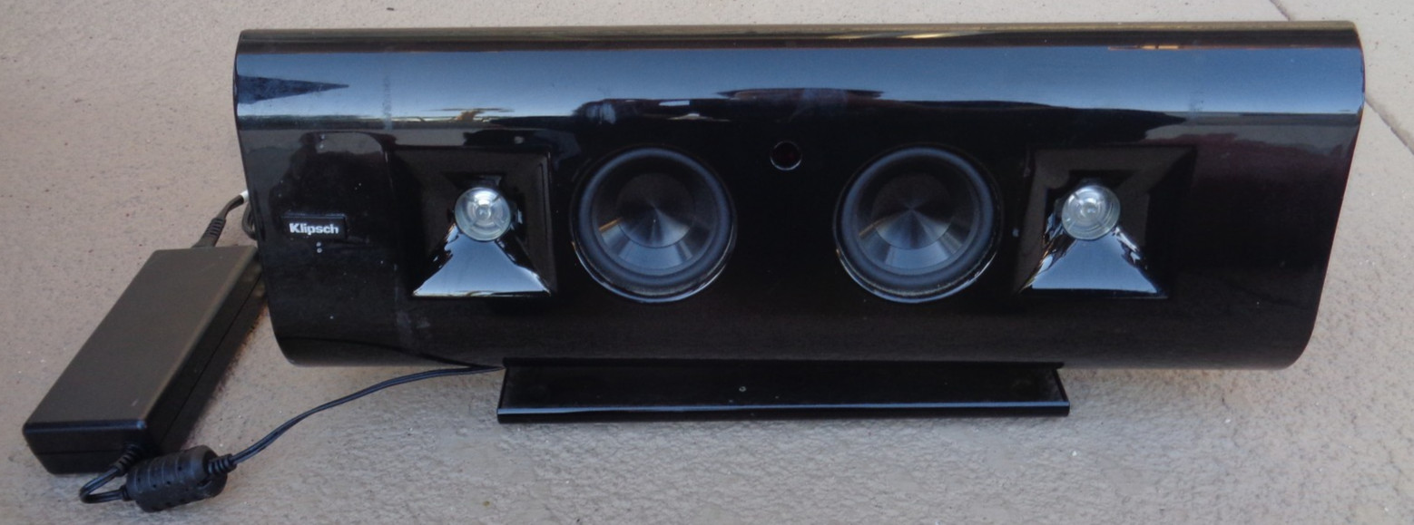 KLIPSH GALLERY G-17 AIR SPEAKER SYSTEM TESTED WORKING W/AC ADAPTER